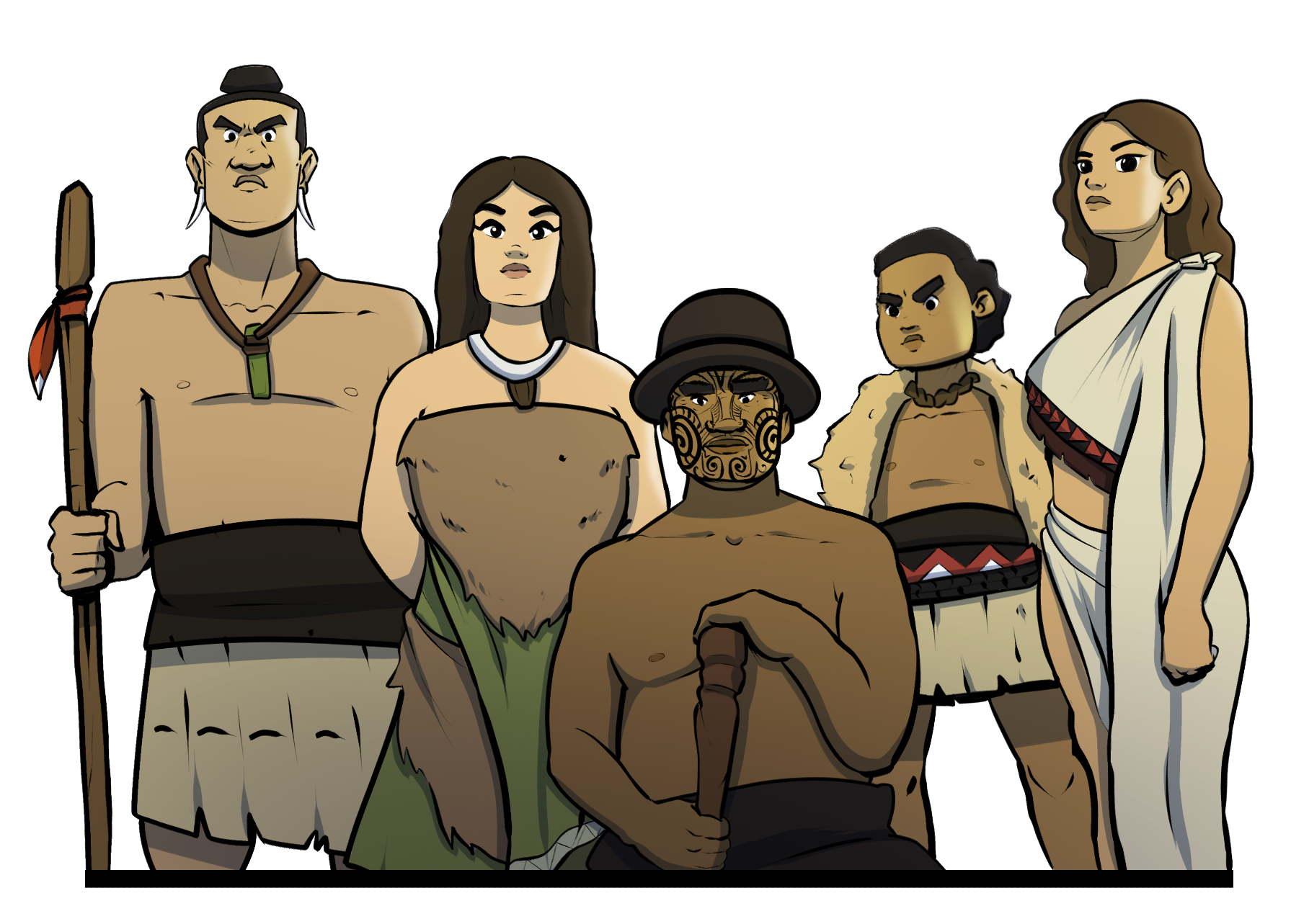 Illustration representing Maori Learning Tool